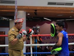 250 Atlet Muaythai se-indonesia siap bertanding untuk merebutkan Piala Plt Wali Kota Bekasi dan ketua umum pengurus muaythai Indonesia Jawa Barat