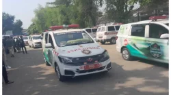 ” Waduh” Ratusan Sopir Ambulan Unjuk Rasa Ke Kantor Dishub Kabupaten Purwakarta