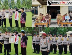 Kapolres OKU Selatan Berikan Penghargaan Personel Berprestasi