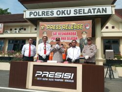 Polres OKU Selatan Kembali Amankan Dua Bandar Narkoba Jenis Sabu