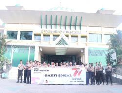 Jelang HUT Bhayangkara ke 77 Tahun 2023 Personel Dit Samapta Polda Sumsel Laksanakan Giat Religi