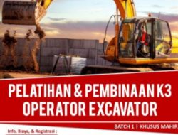 PT. Khazhen Global Intra Training Indonesia Akan Adakan Pelatihan Excavator