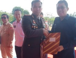 Bersamaan Dengan HUT Bhayangkara Ke- 77, IWO Diganjar Piagam Penghargaan Kapolres OKUT