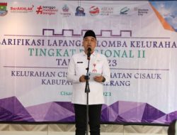 Bupati Tangerang Berharap Cisauk Masuk 3 Besar Lomba Kelurahan Tingkat Regional II