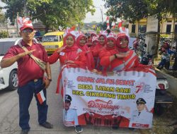 Camat Cikarang Utara Adakan Giat Lomba Gerak Jalan Dalam Rangka Memeriahkan HUT RI 78