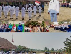 Kepala Desa Gemiung Hadiri Upacara HUT RI ke 78 Tahun di SMP N 2 Buana Pemaca