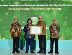 Dibawah Kepemimpinan HDMY Provinsi Sumsel Raih Penghargaan Green Leadership Tahun 2022