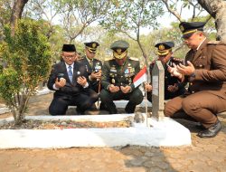 Danrem 051 Wkt Kabupaten Bekasi Laksanakan Tabur Bunga Dalam HUT TNI Ke-78