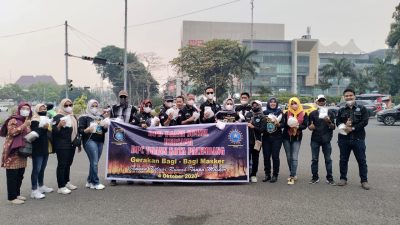 DPD dan DPC Yayasan GANN Bagi Masker Terhadap Warga Terdampak Kabut Asap