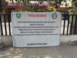 K MAKI Kritik RS Khusus Paru Di Hentikan Padahal Sumatera Selatan Darurat Asap