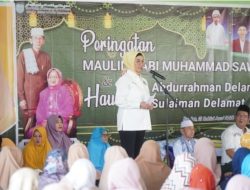 Ketua DPRD Sumsel Hadiri Acara Peringatan Maulid Nabi dan Haul KH. Abdurrahman Delamat serta KH. Sulaiman Delamat