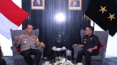 Kapolda Sumsel Irjen Pol A.Rachmad Wibowo SIK Terima Audensi PJ Walikota Palembang Ratu Dewa
