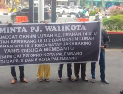AMP dan PPD Geruduk Kantor Walikota Palembang, Ada Apa ?
