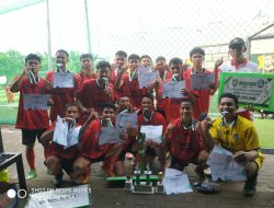 SMAN 22 Palembang Gondol Juara 1 pada Tournamen MGMP PJOK Olahraga Mini Soccer Tingkat Provinsi