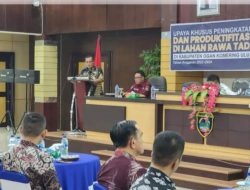 Dinas Pertanian Rapat Peningkatkan Indeks Pertanaman dan Produktivitas Tanaman Padi