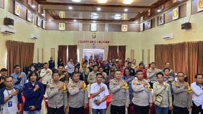 Kapolres OKU Selatan Jalin Silaturahmi Bersama Insan Pers