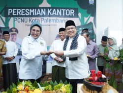 Ketua DPRD Sumsel RA Anita Noeringhati Hadiri Peresmian Kantor PC NU Palembang