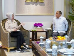 Ketua DPRD Sumsel Hj.Anita Noeringhati Terima Audensi Komisioner KPU Sumsel
