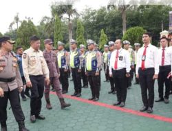 Bupati OKU Timur Ikuti Apel Gelar Pasukan Operasi Lilin Musi 2023