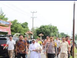Pastikan Perayaan Natal Aman, Bupati Enos Bersama Kapolres Kunjungan ke Sejumlah Gereja