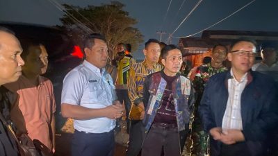 Ratu Dewa Minta Dinas PUPR Segera Perbaiki Dalam 3 Hari Jalan Lettu Karim Kadir yang Amblas