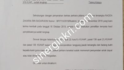 Anggota Bawaslu Banyuasin RZ, Terdakwa Dari Tahun 2019 Tak Pernah di Sidangkan