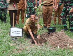 Kodim 0418 dan Pemkot Palembang Tanam Ratusan Pohon di TPKS