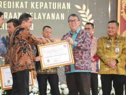 Pertahankan Predikat Kepatuhan Standar Pelayanan Publik, Muara Enim Kembali Raih Penghargaan Dari Ombudsman RI