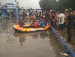 ” Heboh” Warga Di Kejutkan Adanya Korban Yang Tenggelam Di Sungai Kalijati Kabupaten Bekasi