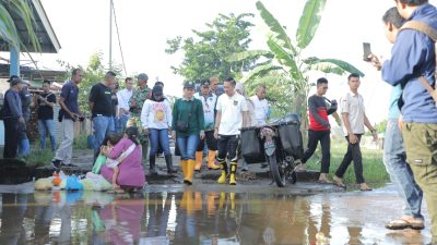 Tinjau Lokasi Banjir di Keramasan, Ratu Dewa : 900 Warga Terdampak Segera Diberi Bantuan