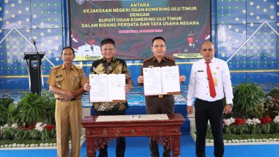 Pemkab OKU Timur dan Kejari Sepakati Kerjasama Bidang Datun