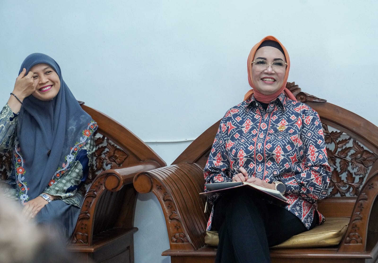 Ketua DPRD Sumsel, RA Anita Noeringhati Melaksanakan Kunjungan Kerja ke Dinas PPPQ Kabupaten OKI