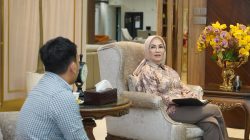 Ketua DPRD Provinsi Sumsel RA Anita Noeringhati Terima Audiensi AJI Palembang