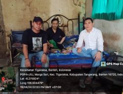 Jenguk Warga Lumpuh, Aktivis GMNI : Terimasih Pak Pj Bupati Tangerang