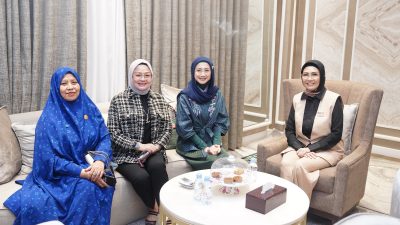 Ketua DPRD Provinsi Sumsel RA Anita Noeringhati Terima Kunjungan DPR RI Desy Ratnasari
