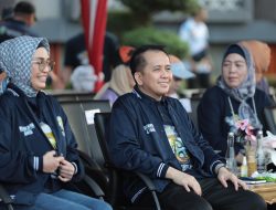 Ketua DPRD Prov Sumsel Ikut Meriahkan Kegiatan Jalan Santai dan Senan Bersama,Peringati Hari Jadi Prov Sumsel ke-78