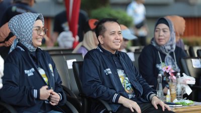 Ketua DPRD Prov Sumsel Ikut Meriahkan Kegiatan Jalan Santai dan Senan Bersama,Peringati Hari Jadi Prov Sumsel ke-78