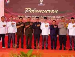 KPU OKU Timur Gelar Peluncuran Pemilihan Bupati Dan Wakil Bupati Tahun 2024