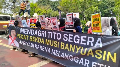 Perselingkuhan Terbongkar ke Publik , Aktivis Sumsel Bersatu Desak Mendagri Copot Apriyadi dari Jabatan Sekda Muba