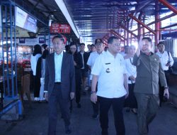 Baru dilantik, Pj Wali Kota Ucok Abdul Rauf Langsung Cek Pasar 16 Ilir Palembang
