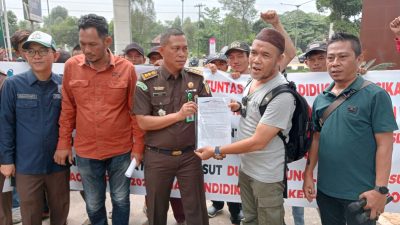 Kasus LRT Palembang Diduga 21 Saksi Telah di Periksa, K MAKI Geruduk Kejati Sumsel