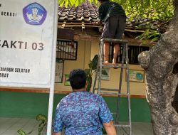 Kepala Sekolah SDN Tridayasakti 03 Laksanakan Perawatan Sarana Prasarana Sekolah