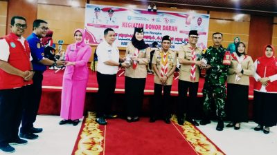 PMI Cabang OKU Selatan Gelar Kegiatan Donor Darah dalam Rangka HUT Kemerdekaan RI ke-79