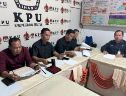 KPU OKU Selatan Tetapkan Empat Pasangan Calon untuk Pilkada Bupati dan Wakil Bupati 2024