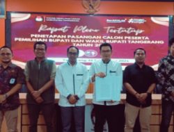KPU Resmi Tetapkan Maesyal-Intan Jadi Calon Bupati dan Wakil Bupati Tangerang