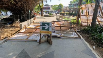 Waw!! Habiskan Rp 3,5 Miliar, Pemkot Palembang Ganti Lantai Jogging Track Kambang Iwak