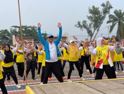 HUT Partai Golkar Ke-60 di OKU Timur Berlangsung Meriah Dihadiri Paslon Nomor 02