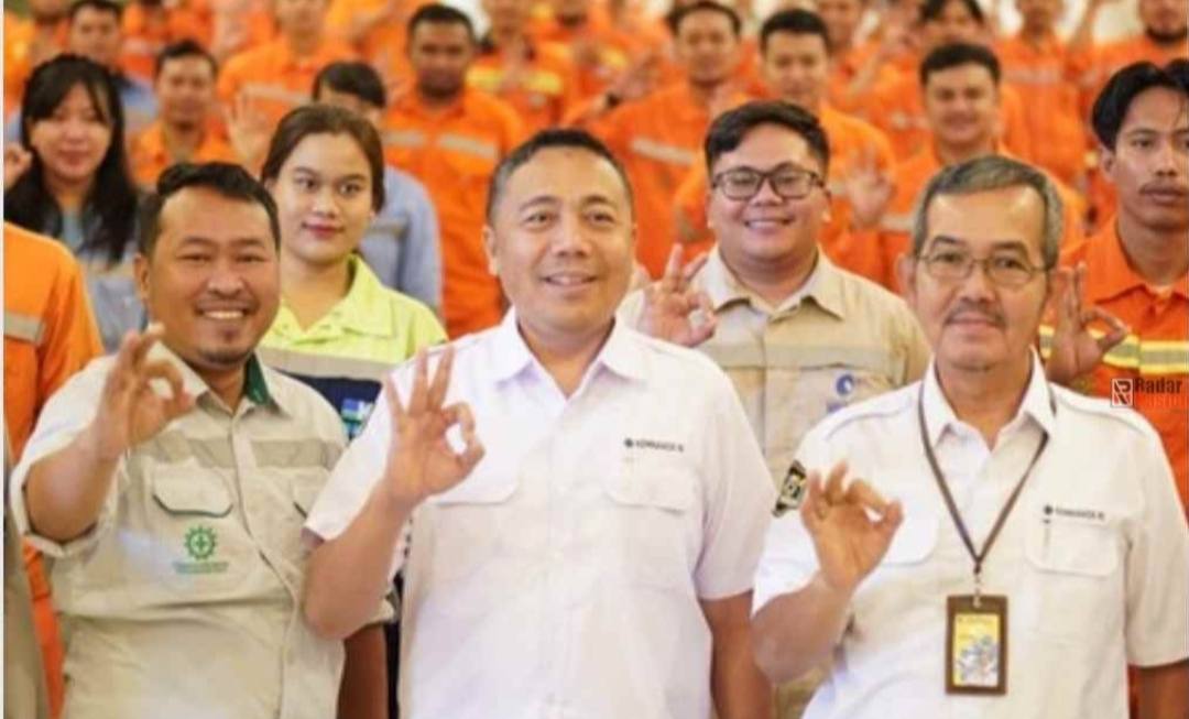 Kemnaker bersama management IMIP