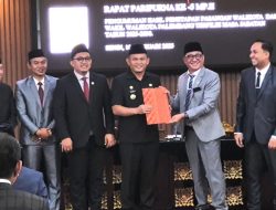 Rapat Paripurna DPRD Kota Palembang Ke -5 Dengan Agenda Pengumuman Hasil Penetapan Walikota dan Wakil Walikota Palembang Terpilih 2025-2030