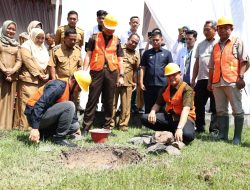 Bupati Lanosin Peletakan Batu Pertama Pembangunan Gedung IGD RSUD OKU Timur